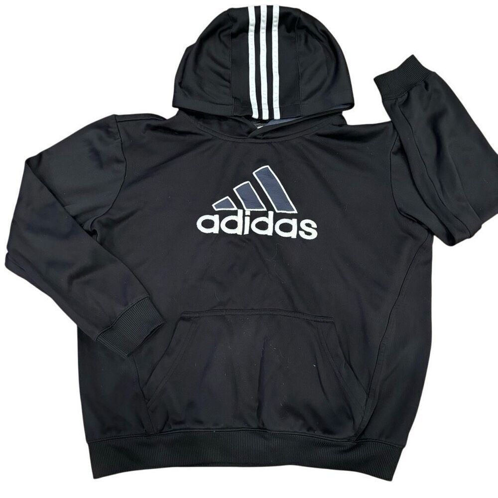 Youth Adidas Hoodie Pullover Size 14-16 Unisex Boys